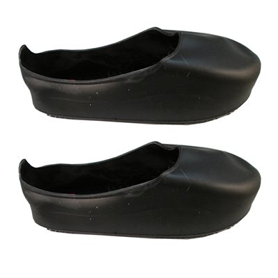 Children's Moccasin Rubbers - Black (Size Y2)