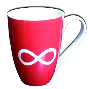 Ceramic Mug - Red Infinity