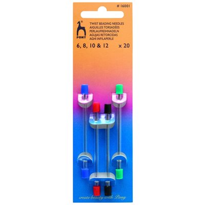Twisted Beading Needles - Assorted (20 pieces)