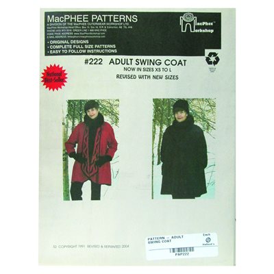 Adult Swing Coat Pattern