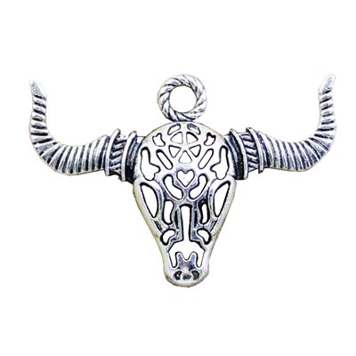 Silver Bull With Horns (10 per Package)