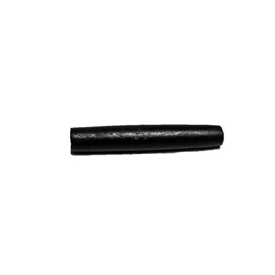 Thin Bone Hair Pipe - Black (1.5")