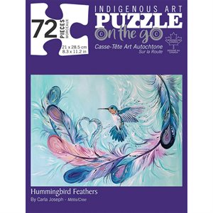 Kids Puzzle - 72 Pcs - Hummingbird Feather
