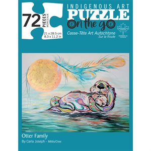 Kids Puzzle - 72 Pcs - Otter Family