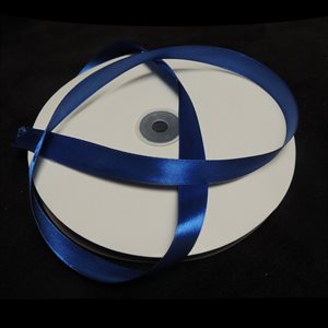 Satin Ribbon 5/8" - Royal Blue - 100 M/Roll