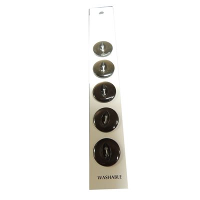 Slimline 2 Hole Buttons - Brown (Size 26)