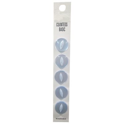 Slimline 2 Hole Buttons - Light Blue (Size 26)