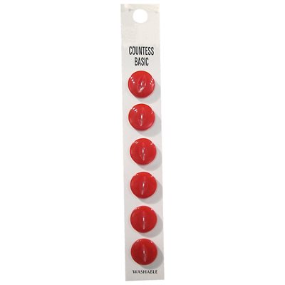 Slimline 2 Hole Buttons - Red (Size 22)