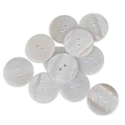 Shell - Mother Of Pearl 25mm (25 Pieces per Package)