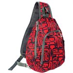 Sling Bag - Traditional Pattern - Red